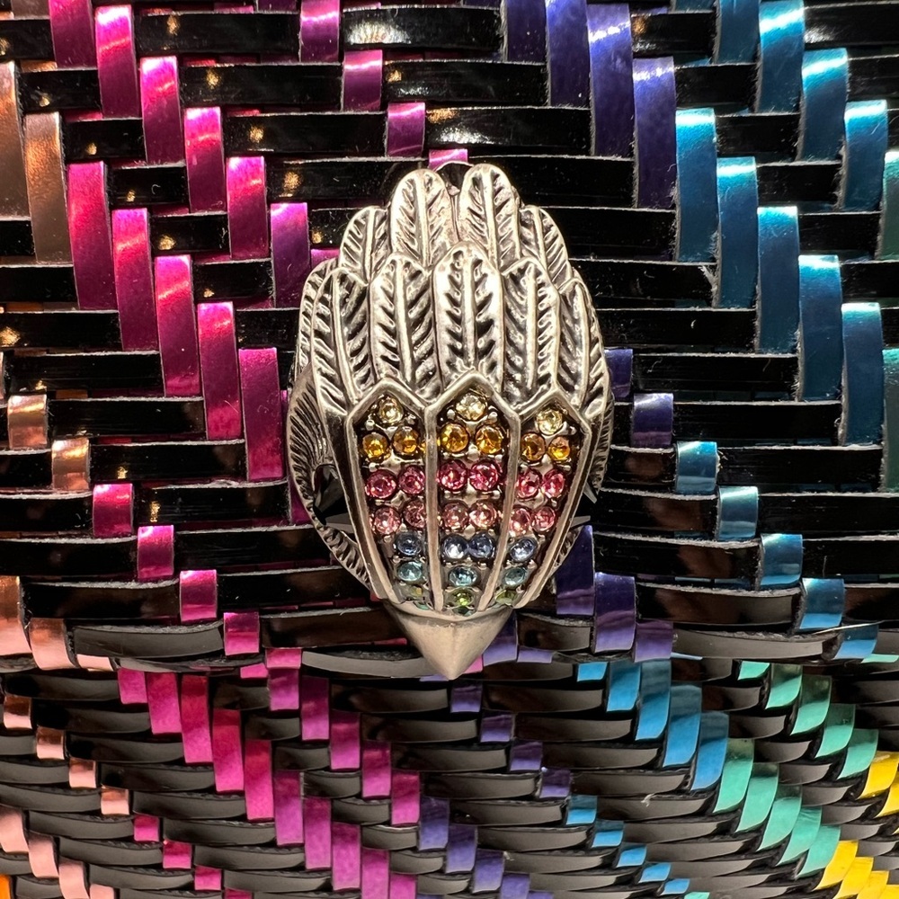 Kurt Geiger Multicolor Woven Shoulder Bag - Picture 6 of 6